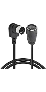 8 Pin Din Cavo Splitter MIDI DIN 8 Pin - Maschio A 2 Femmine Per Tastiere/Pianoforti (0.3M) Tastiera Midi - Foto 13