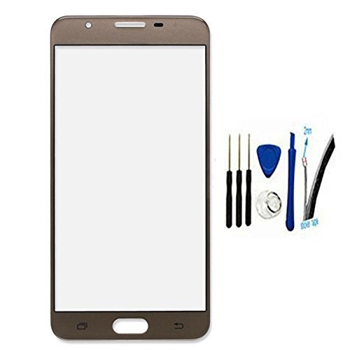 SOMEFUN Front Screen Outer Glass top Panel Lens Cover for Galaxy J7 Prime G610FD G610F G610K G610 & On7 2016