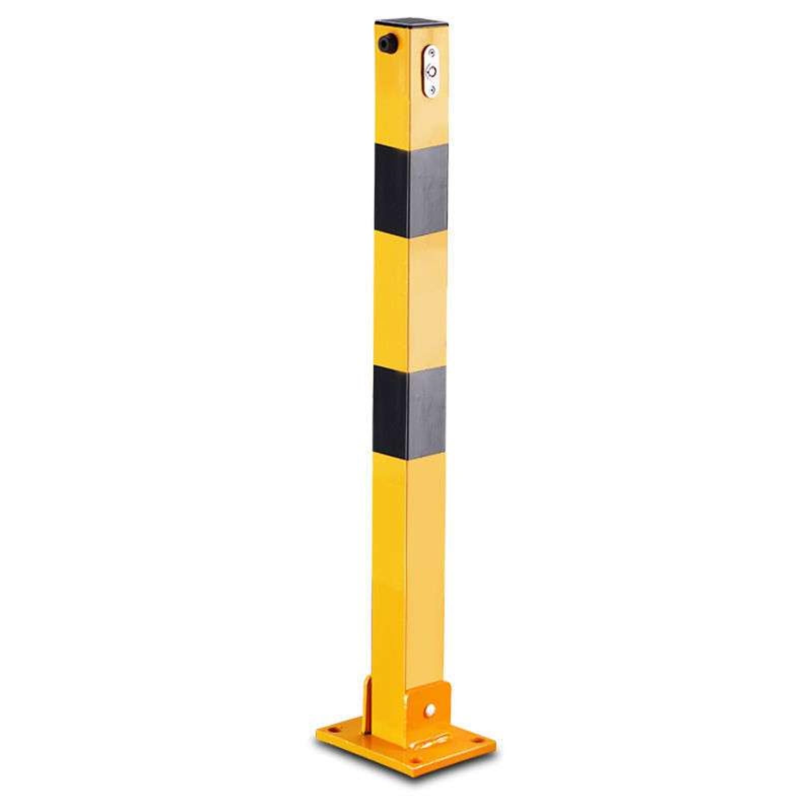 WDSOPK Traffic Safety Equipment, Safety Barrier Bollard for Driveways, Parking Bollard for Warehouse, Traffic Barricade Cones, for Traffic Control/Driveway Barrier, Caution Cone（Yellow (1pcs)）