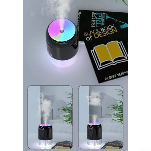 Humidificador aroma con difusor USB blanco compacto miniatura 6