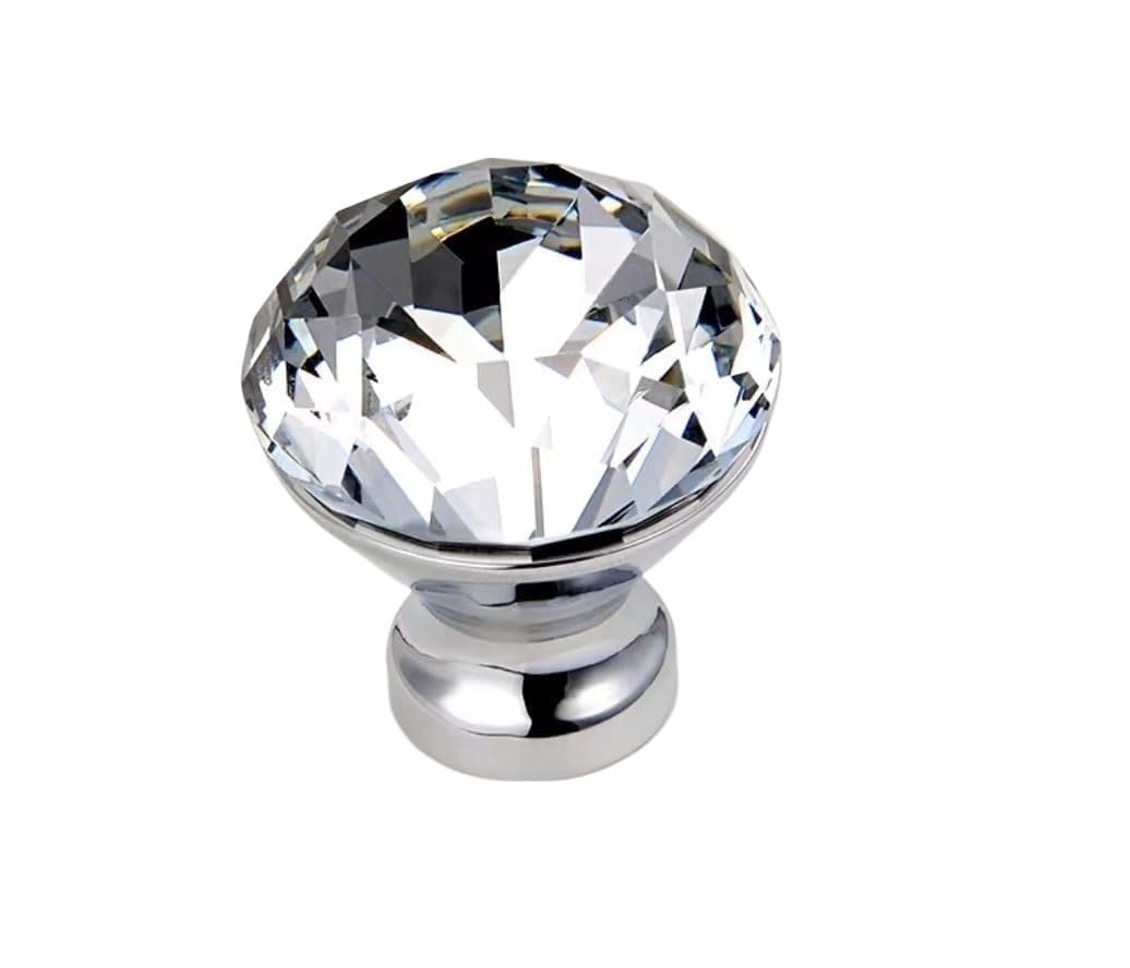 Poignées de porte de haute qualité en verre et alliage de zinc