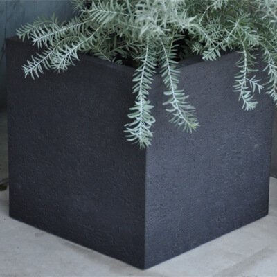 Amazon.co.jp: リガンデ キューブ 50 cm/軽量/植木 鉢