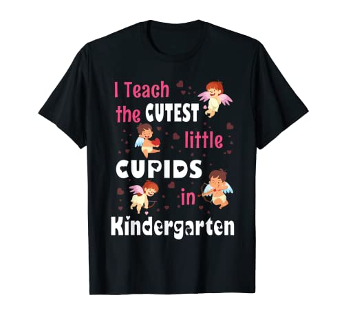 Valentines Day Kindergarten Teacher Gift For Teachers T-Shirt