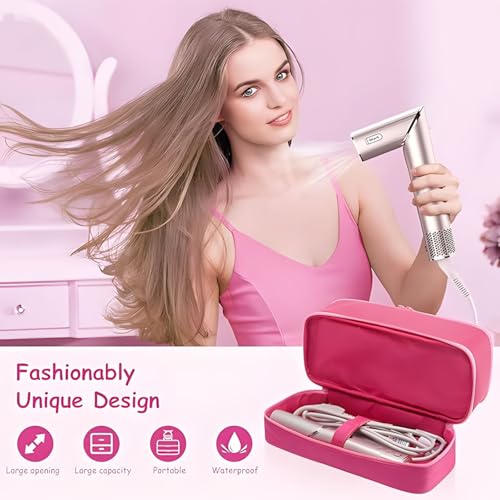 Étui de protection étanche pour sèche-cheveux en cuir PU et polyester - 5