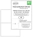 Produktbild BT-Label 40 Polyesteretiketten (Format 210 x 148 mm) auf 20 DIN A4 Blatt Klebeetiketten Folie Wetterfest weiß (2 pro A4 Blatt) selbstklebend bedruckbar mit Laserdrucker