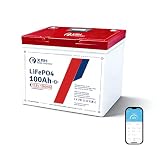 12V 100Ah LiFePO4 Lithium-Batterie mit 100A BMS, 5000+ Zyklen, für Wohnmobil, Solaranlagen und Camping – Ersatz für AGM Batterie