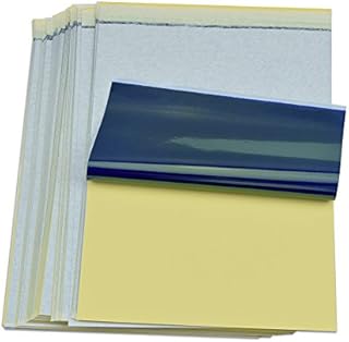 Tattoo Transfer Paper,New Star Tattoo Thermal Stencil Paper Tattoo Stencil Paper 100 Count Sheet 8 1/2