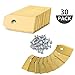 Price comparison product image 30Pack Replacement Blade Screws, 35x18x0.75mm Anti Rust Titanium Coating Blades Lawn Mower Accessories Fit Gardena Flymo Husqvarna Automower