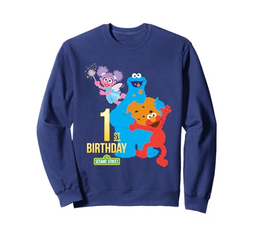 Sweat Sesame Street 1er anniversaire pour bébé en coton doux