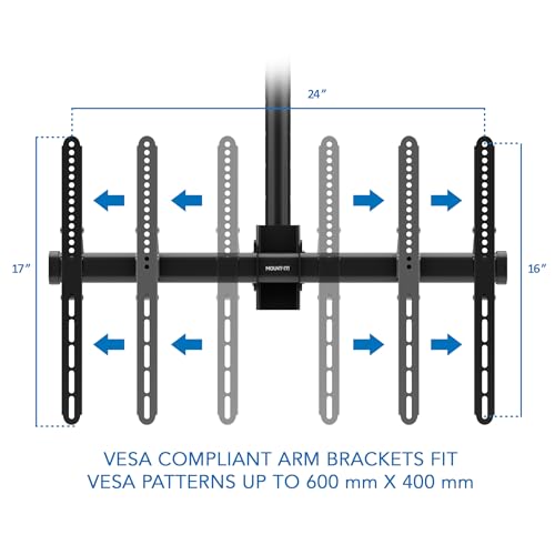 Mount-It! Ceiling TV Mount 75-inch Black thumbnail 7