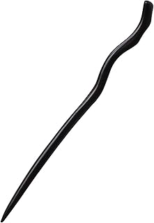 かんざし 木製 チャイナ ヘアアクセ 木簪 かんざし簪子 中華 髪留め 簪 普段使 シンプル 木製ヘアピン女性-25cm-1 Count (Pack of 1)