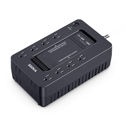 Amazon.co.jp: UPS 無停電電源装置 常時商用給電 矩形波 550VA/330W