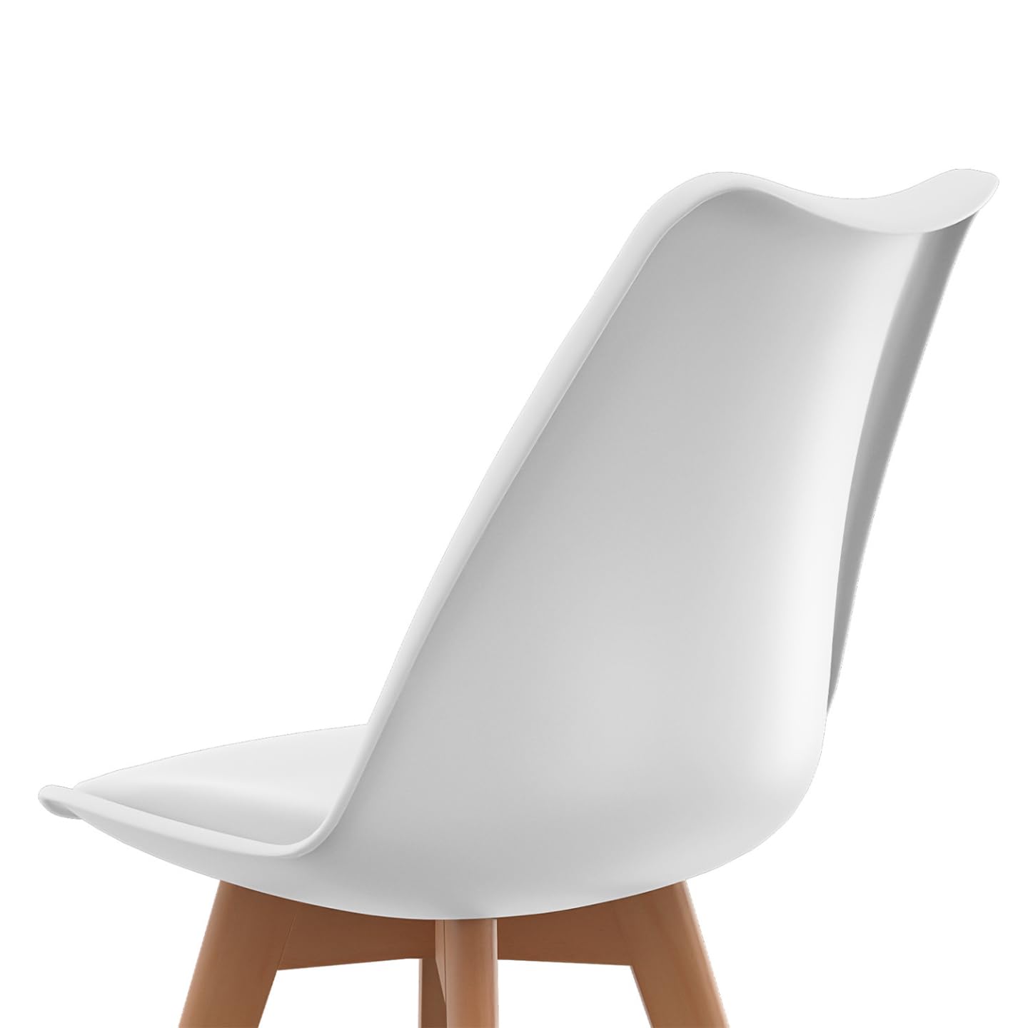 IDMarket - Lot de 6 chaises scandinaves SARA Blanches pour Salle à Manger