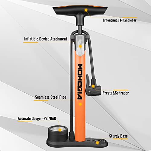 MOHEGIA Bike Floor Pump