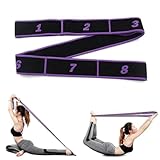 Sangle de Yoga, Band D'étirement de Yoga avec 8 Boucles, Band Elastique Sport, Yoga Stret...