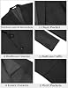 COOFANDY Mens Sport Coats Tuxedo Regular Fit Blazer Big and Tall Sport Cost Summer Travel Blazer for Men,Black #5