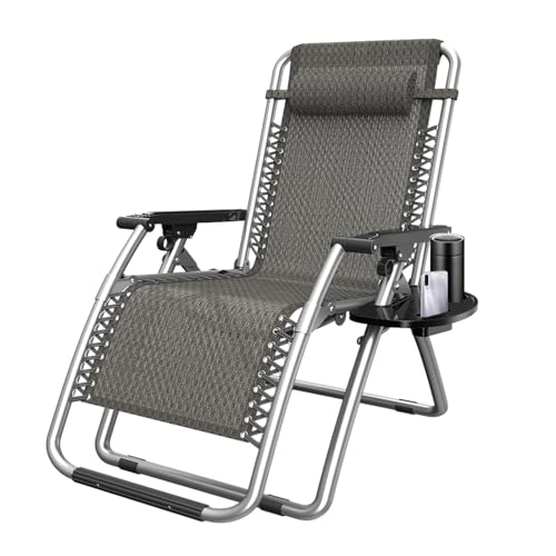 Vttui Tumbona Plegable – Chaise Longue Boca Abajo – Hamaca de Exterior Robusta y Portátil – Silla de Camping y Playa Ajustable para Césped