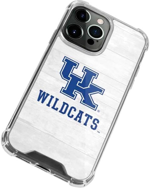 Skinit Clear Phone Case Compatible with iPhone 14 Pro Max - Officially Licensed University of Kentucky University of Kentucky Wildcats Design