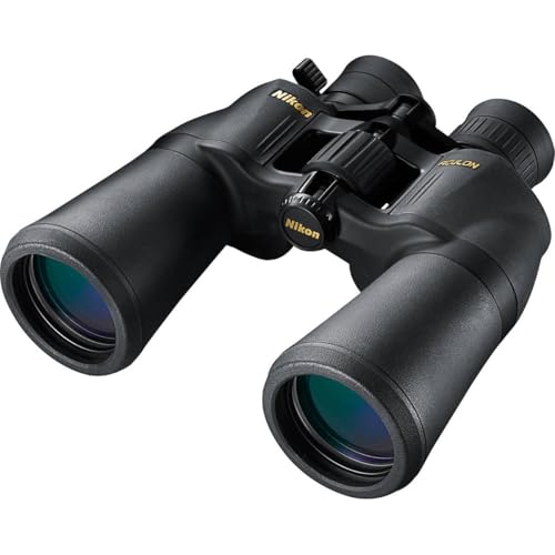 Nikon ACULON A211 10-22x50 Binocular | Multilayer coating, Porro prism Binocular with turn and slide eyecups, Tripod Adaptable | Official Nikon USA Model