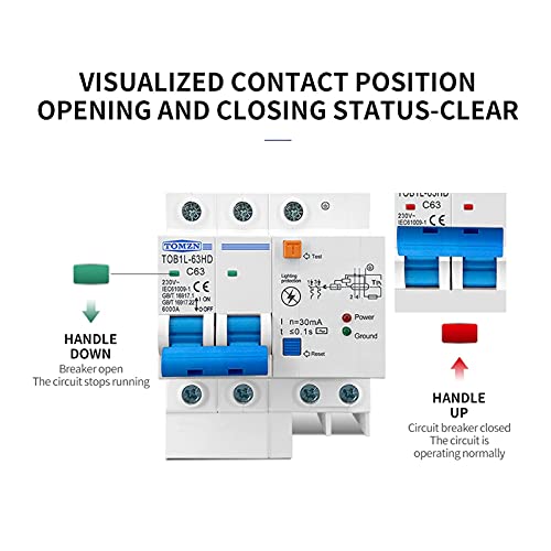 Relé interruptor principal 40A para proteger electrodomésticos durante tormentas 6