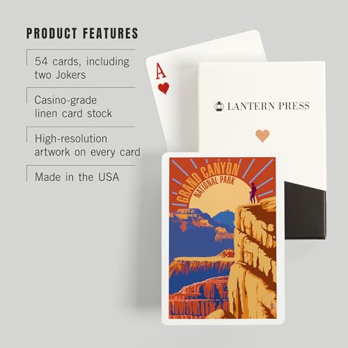 Baraja de 52 cartas poker Hiker Grand Canyon miniatura 3