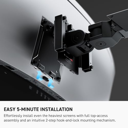 Secretlab Magnus Monitor Arm (Heavy Duty Edition) - Designed for Ultrawide Monitors - Up to 57 inches, 18 to 35lbs - Includes Heavy-Duty tilt Pivot