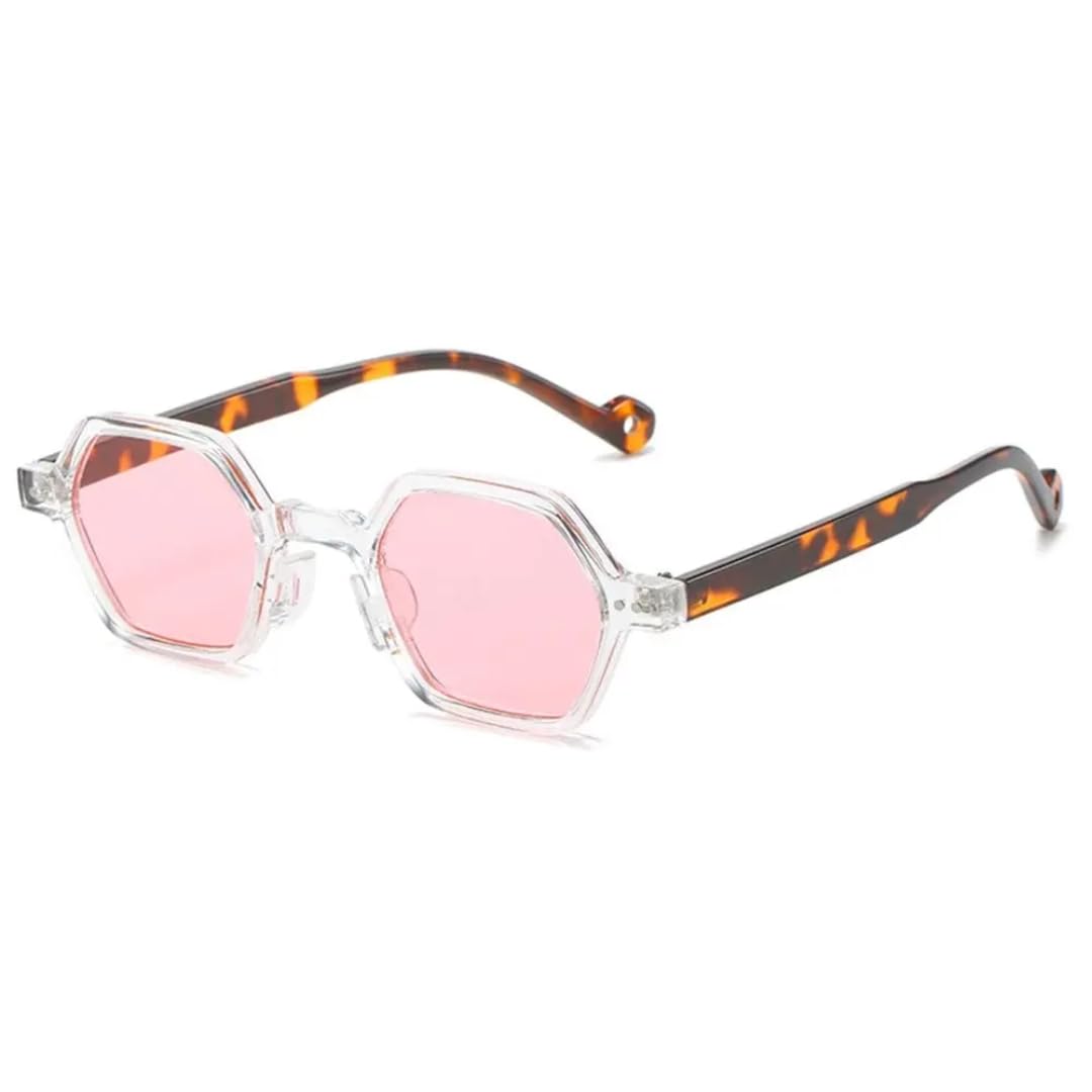Retro Sunglasses Vintage Shades Clear Ocean Lens Rivets Sun Glasses Trendy Uv400 Glasses