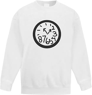 Azeeda 'Quirky Clock' Kid's Sweatshirt/Jumper (14-15 Years) (KW00058608)