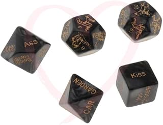 QiKKago Tuerca De Fitness Multifuncional De Resina Negra, 5, Juego De Roles De Tablero De Ajedrez, Ligera Y PortáTil, Regalo Doble, F3