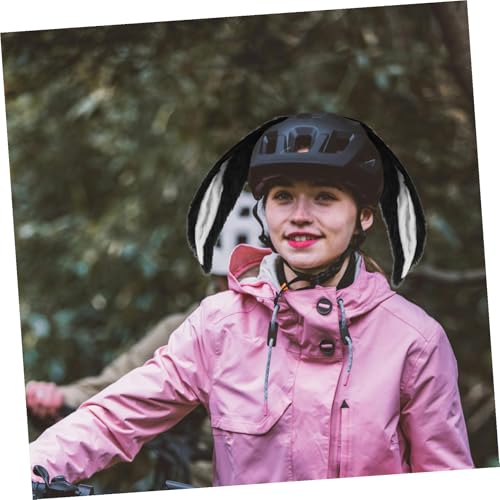 Orejas de Conejo para Casco Moto Decoración de Peluche para Casco Bicicleta y Esquí 6