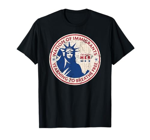 Statue of Liberty Shirt Nation of Immigrants T-Shirt