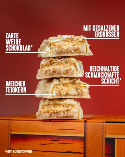 Grenade Proteinriegel, White Chocolate Salted Peanut – Proteinreich & Zuckerarm, 12 x 60 g (Die Verpackung kann Variieren) 5