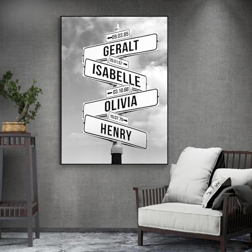 Peinture sur toile personnalisée de qualité supérieure, grand tableau d'art avec cadre