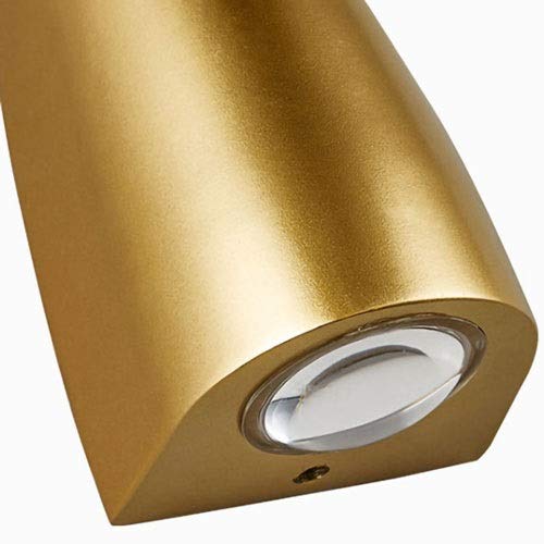 Applique murale LED dorée moderne IP65 étanche taille M 40cm pour salon