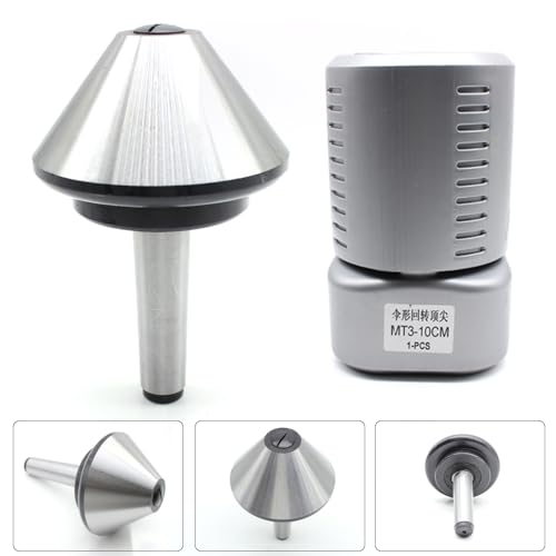 Punta Bull Nose Vivo MT3 4" para Torno miniatura 3