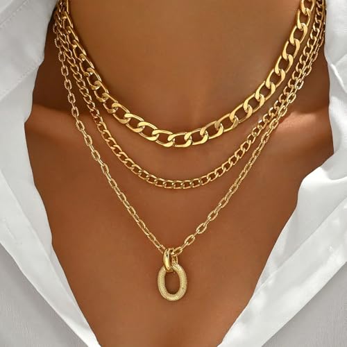 Image of NEWITIN 45 Pieces Silver Jewelry Set for Women Party Costume Punk Jewelry Set Goth Grunge Y2k Accessories Vintage Gothic Necklaces Bracelets Earrings Rings for Women Men