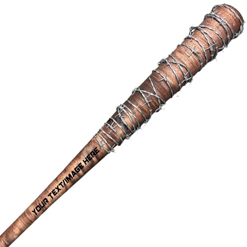 Custom-Engraved Walking Dead Lucille Negan Hardwood Replica