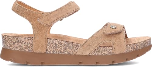 Panama Jack Sandalias planas Sulia para mujer, Cuero B19, 42 EU