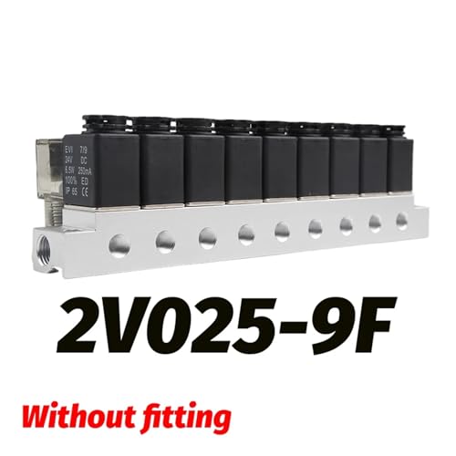 Électrovanne pneumatique 2V025-08 DC24V 2 positions pour contrôle d'air - 3