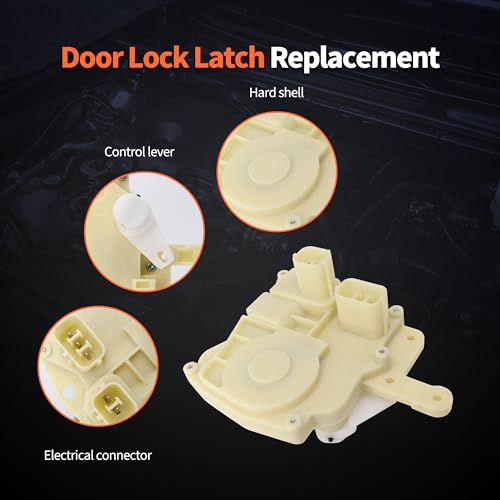 Image of HiSport 72155S5AA01 Door Latch Lock Actuator Front Left Driver Side - Compatible with Acura CL MDX TL Compatible with Honda Accord Civic CR-V Fit Insight Odyssey 5-Door S2000 1998-2009