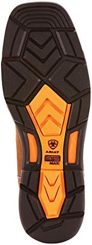 Ariat Mens WorkHog XT Wide Square Toe Waterproof Carbon Toe Work Boot Oiled Dark Brown/Black 12 | Image 3