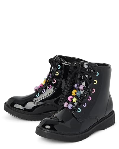 The Children's Place Girl's Lace Up Combat Boots2