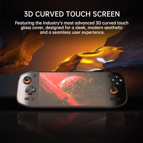 Image of AYN Odin 2 Portal Pro Retro Handheld Game Console - Snapdragon 8 Gen 2, 12+512GB, 7 inch 1080P OLED Touch Screen, 120Hz Refresh Rate, 8000mAh, Android 13, Android Gaming Handheld (Black)