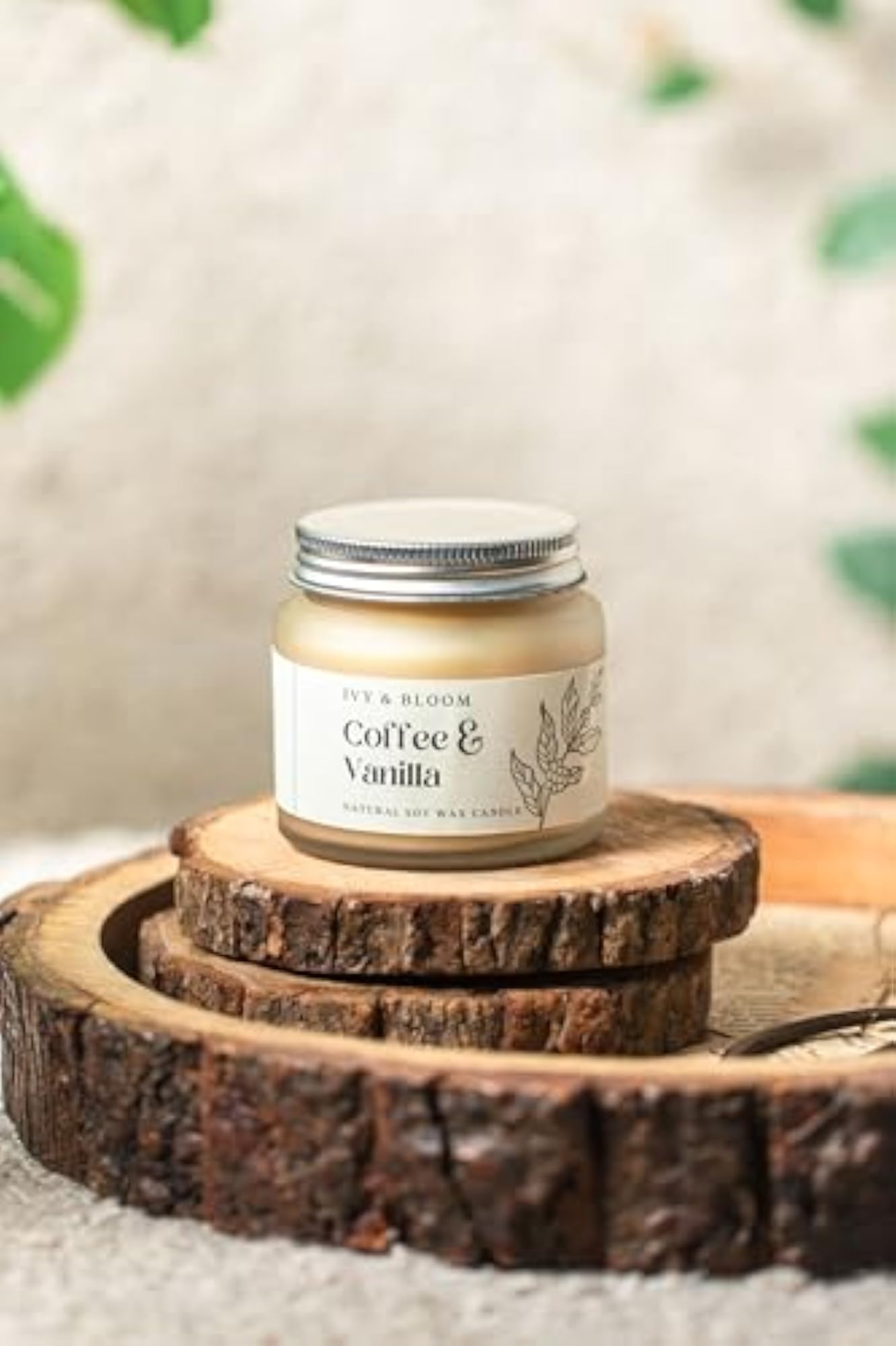 Coffee & Vanilla Scented Soy Wax Candle, Morning Cuppa