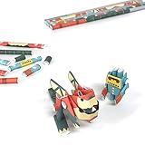 PIPEROID Ron & Little-G Paper Craft Robot kit from Japan - Dragon & Little Goriborg