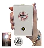 Quake Alert - Earthquake Detector Alarm with LED Emergency Light - Adjustable Sensitivity for Less Than 4.0 Magnitude and Greater Than 4.0 Magnitude (All Batteries Included) US Patent US5475372A