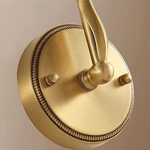 Aplique de pared dorado con tulipa de vidrio E27 estilo moderno 4