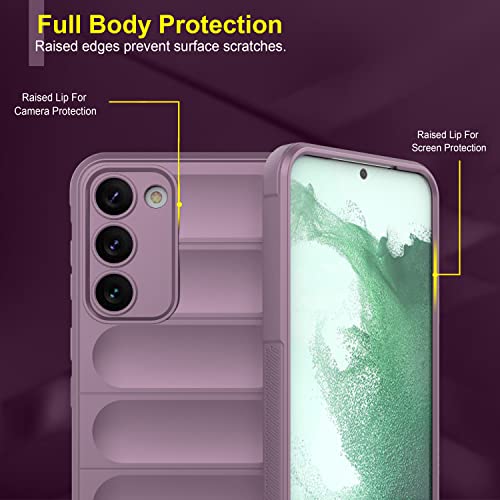 Image of Amazon Brand - Solimo Back Case Cover for Samsung Galaxy S23 Plus 5G | Compatible for Samsung Galaxy S23 Plus 5G Back Case Cover | Liquid Silicon Magic Case for Samsung Galaxy S23 Plus 5G | Lavender