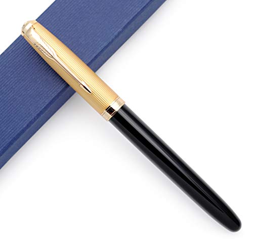 JINHAO 85 Fountain Pen (Black, Extra Fine Nib 0.38mm)