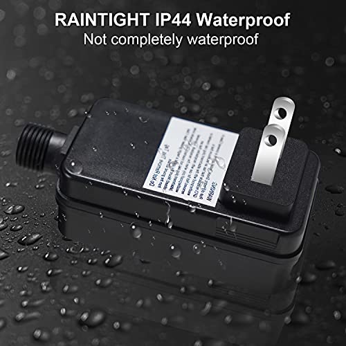 12V 1A Class 2 Power Supply, Led Transformer Replacement, Outdoor Low Voltage Power Adapter, Yard Inflatable Adapter, Plug For String Light, Rope Lights (One Pack) #TOP5